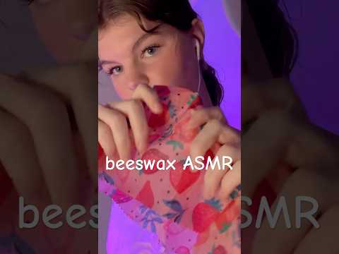ASMR beeswax paper tapping 😴 super tingly crinkles #asmr