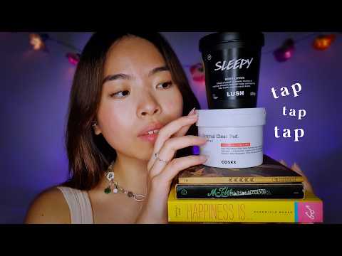 ASMR Gentle Tapping & Soft Whispers ⋆⟡˚⊹