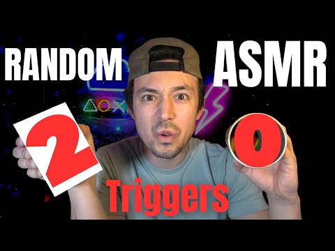 🔴 💤 20 Reasons to Fall Asleep | 20 Random and Unpredictable ASMR Triggers | Fast ASMR