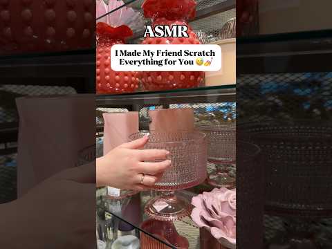 Scratching Public ASMR 🤭 I’m the ASMR artist, but she was the one with the long nails 😁