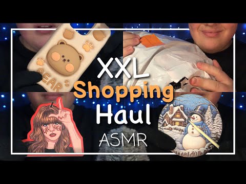ASMR XXL Shopping Haul 🧡🛍️ (German/Deutsch)