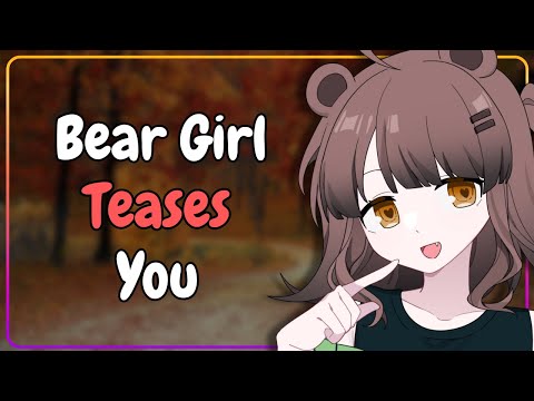 [F4A] Teasing bear girl sneaks up on you