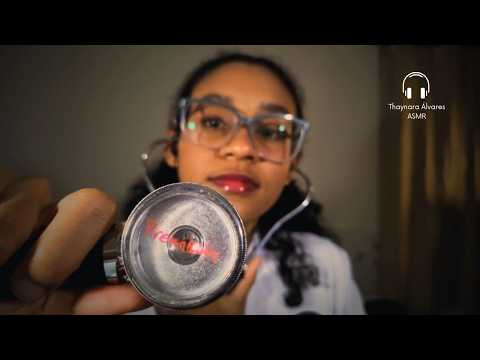 ASMR Consulta de Bem-Estar | Sons Relaxantes + Toques Suaves