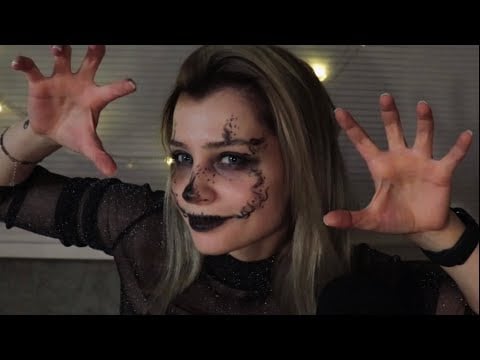 Je me maquille pour Halloween ASMR