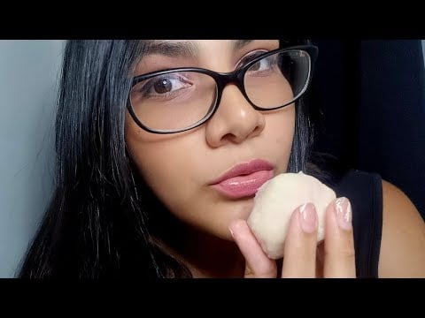 ASMR comiendo mochi helado | Story Time "Mi operación de Nariz"