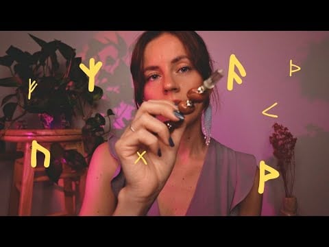 drawing runes in your aura until your eyes get heavy 😴 ASMR REIKI