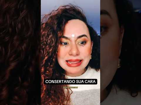 ASMR CONCERTANDO SUA CARA #asmr #asmrcenourinha #visualtingle
