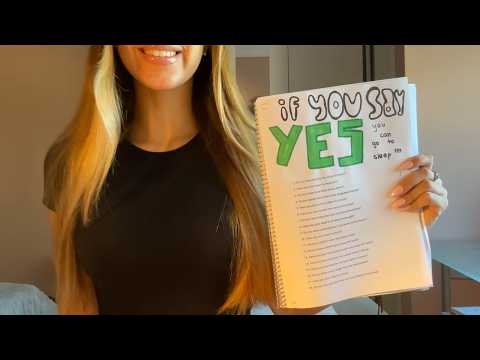 if you say YES you can go to sleep