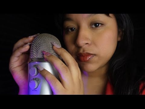 ASMR the ultimate bare mic scratching & mouth sound video .