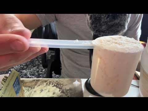 ASMR - Insane Gym bro force feeds you your protein (for your own good)