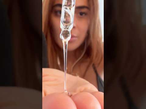 ASMR- Applying serum to your skin 🧴 #asmrvideo #asmrtingles #relax #asmr #skincare #soothing #fyp
