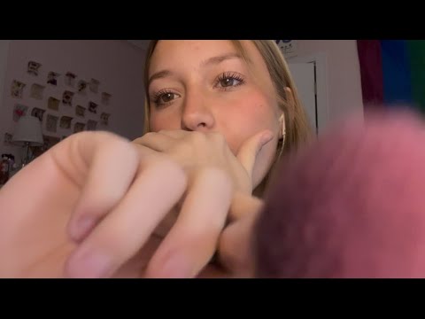 ASMR doing your makeup fast??