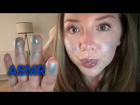 Spit painting glitter on you ASMR 
