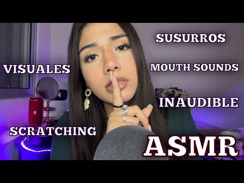 ASMR RÁPIDO Y AGRESIVO / Mouth Sounds + VISUALES + Inaudible + TAPPING + Hands sounds Y MÁS...