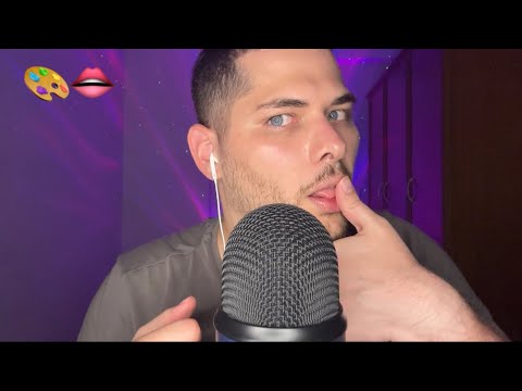 ASMR Français : Bruits De Bouche & Spit Painting 🎨👄