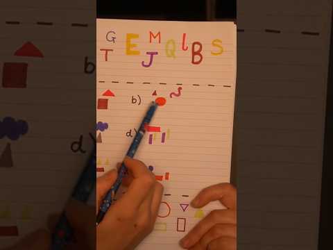 ASMR What do these shapes remind you of? 🟠🔺🟪
