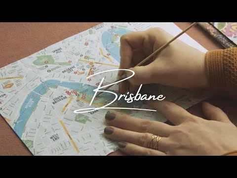 ASMR 🇦🇺 Maps of Brisbane (soft spoken, tracing)