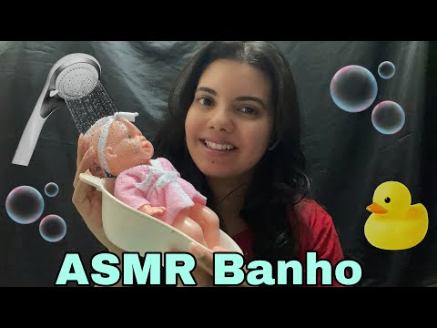 ASMR: Banho relaxante no BEBÊ