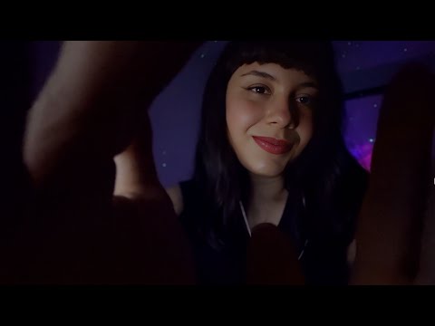 ASMR Massagem Facial Relaxante 💆‍♀️ Hand Sounds, Hand Movements & Sussurros Para Dormir
