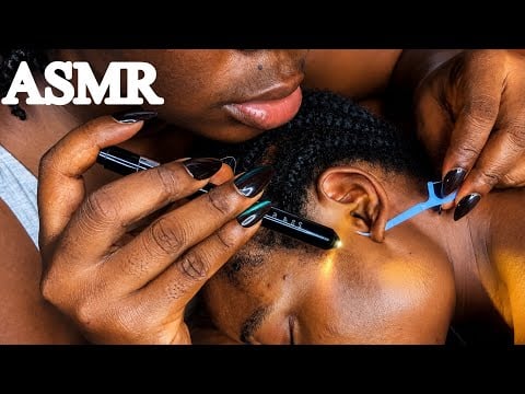 ASMR✨Illuminated Dental Flossing Your Dirty Ears