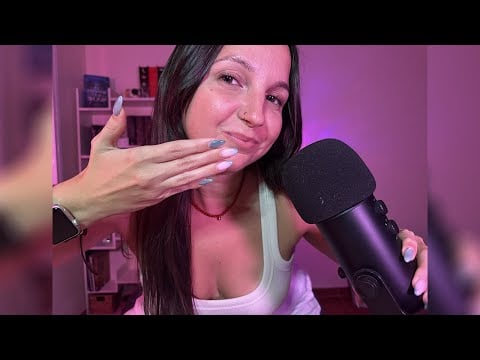 ASMR - SPIT Painting with Hand Sounds & Hand Movements