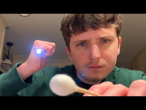ASMR My First Cranial Nerve Exam (Head, Ear, Eye Exam, Soft Spoken Doctor Role Play)