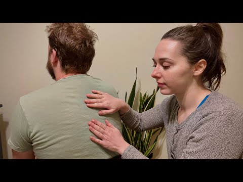 ASMR Light Touch Back Tracing Massage ✨ Real Person ASMR