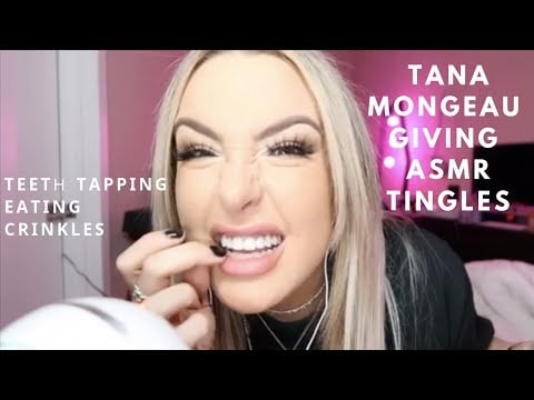 Tana Mongeau doing ASMR Tingles