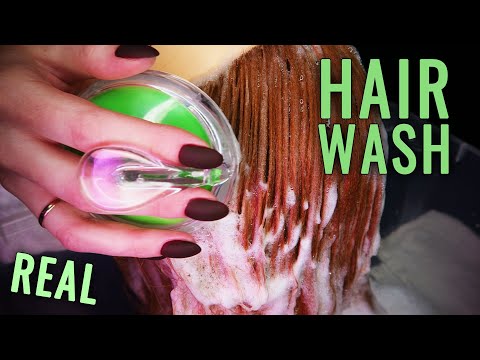 ASMR Relaxing Shampoo and Hair Wash - VERY FOAMY - No Talking