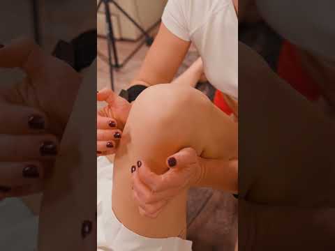 Deep tissue and relaxing leg massage for Maria #asmrmassage