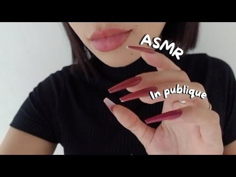 ASMR SCRATCHING + TAPPING SCREEN mouth sound