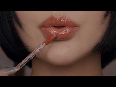 ASMR Applying Lip Gloss on You & Me 👄💄 (Mouth Sounds)