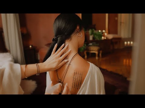 ASMR SOFT TINGLES on buttersoft skin & Jewelry sounds (with music option)