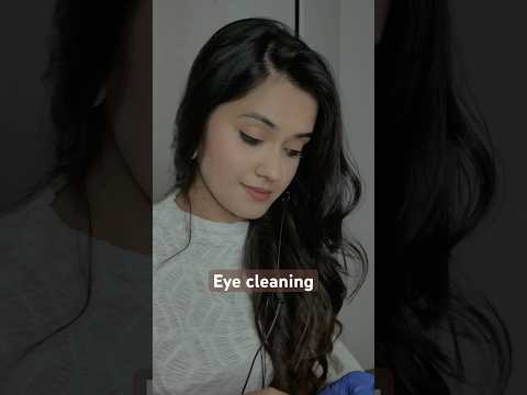 ASMR eye cleaning and fixing! #asmr #tingles #eyecleaning