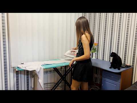 ASMR Ironing Clothes & Towels | Relaxing Clean With Me