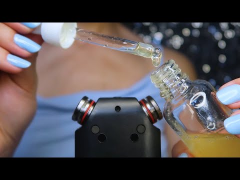 ASMR - Sons de conta gotas de vidro diferentes para desmaiar de sono💧