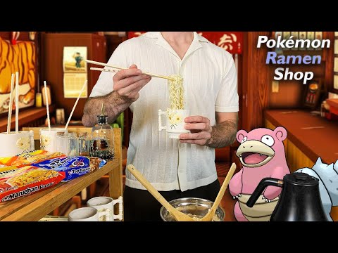 ASMR Cozy Pokemon Ramen Shop🍜 | Pokemon ASMR Roleplay Adventure