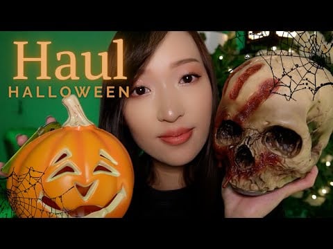 ASMR HAUL 🍁🎃 MES ACHATS SPECIAL HALLOWEEN/OCTOBRE (décor et accessoires vidéos)