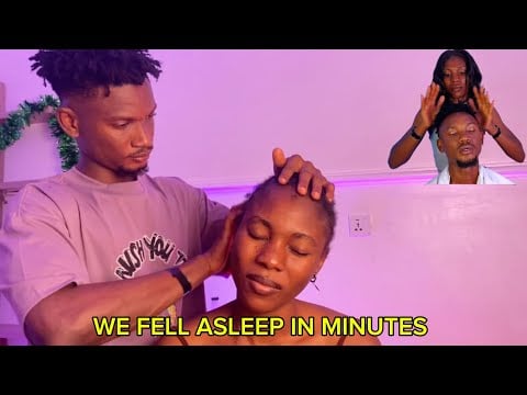 ASMR I FELL ASLEEP DURING THIS MASSAGE 