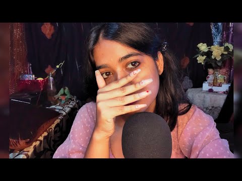 INDIAN ASMR| HYPNOTIC HAND MOVEMENTS+ BRAIN MELTING MOUTH SOUNDS (Delays and Echo effect)