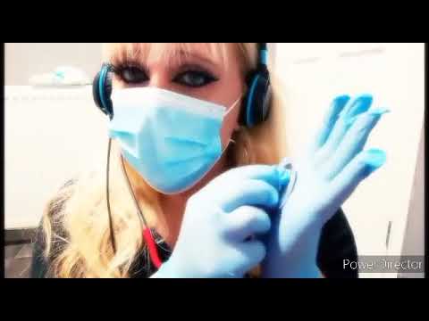 ASMR Medical EXAMINATION|virus|RUBBER Gloves 🧤😷👨‍⚕️