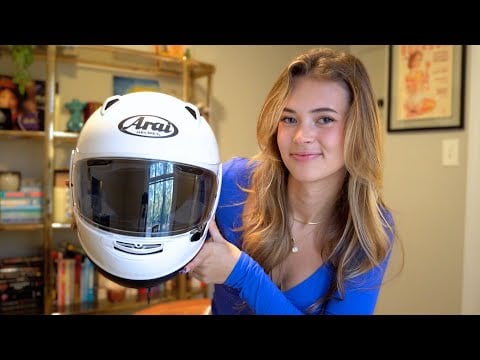 ASMR With My New Motorcycle Helmet