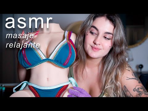 asmr Masaje Relajante de ESPALDA y Cuello para DORMIR con Tantaly Ale ASMR en español