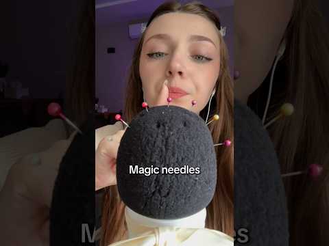 Magic needles #asmr #asmrsounds #asmrrelax #asmrtingles #asmrwhispers #asmrsleep #relax #tingles