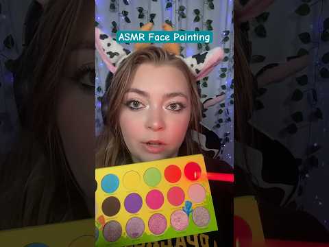 ASMR Face Painting #asmr #shortsasmr #shorts