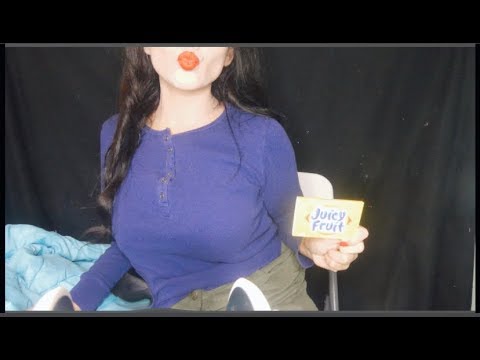 ASMR Gum Chewing Ramble  (Whisper)