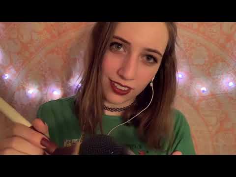 [ASMR] • Mic Brushing for Sleep • Tongue Clicking