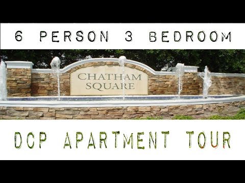 chatham square 6 person 3 bedroom apartment tour // dcp spring 2019