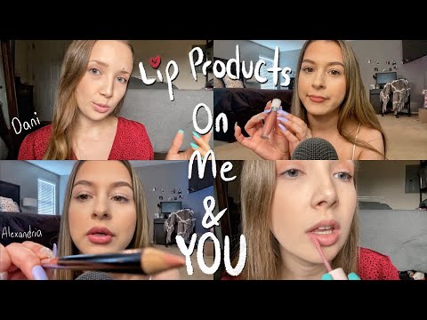 ASMR Lip Product Application On Me & YOU (collab w/@Alexandria ASMR ) 💄💕✨