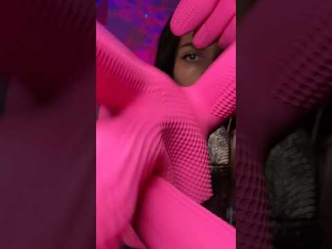 ASMR Hand Movements in Gloves 🧤 #asmr #tingles #relax #shorts